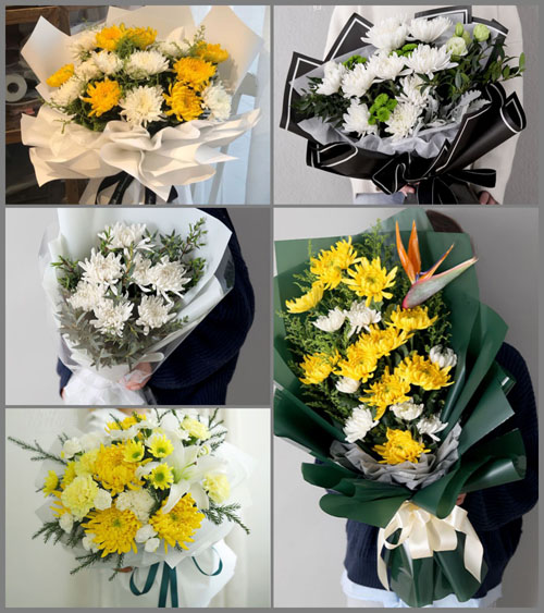 安徽阜阳市颍上县半岗镇凉亭村白事花束代送